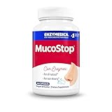 Enzymedica, MucoStop, Enzymmischung, 48 vegane Kapseln, hochdosiert, Laborgeprüft, Vegetarisch, Sojafrei, Glutenfrei, Ohne Gentechnik