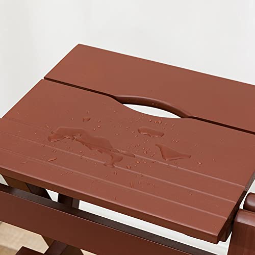 Taburete escalera plegable de madera maciza con 3 peldaños para hogar u oficina Lucky 6