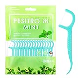 100 Pcs Dental Floss, Disposable Floss Sticks Dental, Portable Toothpicks...