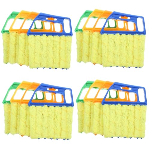 Ipetboom 16piezas Limpiador De Persianas y Vents De Aire De Herramienta para Eliminar Polvo De Cortinas Aire Acondicionado y Grietas Surtidos