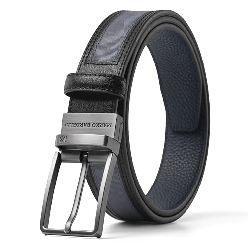 Pack of 2-Men's Belt | Reversible Ratchet Style Belt | Pin Buckle Belt-Premium Quality Leather-Gift Box3