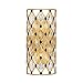 Windsor 2-Lt Crystal Sconce - Candelabra - French Gold/Matte Black