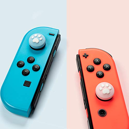 OSALADI 4 peças de capas de polegar com pegada de gato, capa protetora de botão de silicone, capa pa