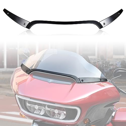 VEISUTOR Split Windscreen Trim Kit for Harley Road Glide 15-23, Black Split Windshield Side Trim