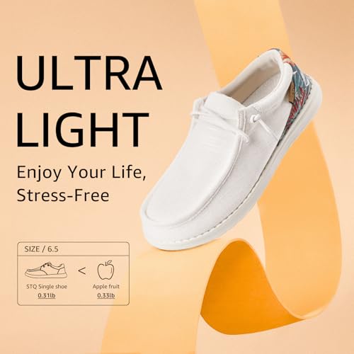 Image of STQ Women's Orthopedic Loafers丨Lightweight Casual Boat Shoes for Plantar Fasciitis