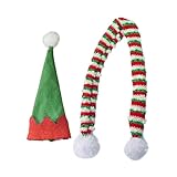 Funda de botella de vino de Navidad genérica | Tapa decorativa para botella de fiesta, cubierta de sombrero de Santa Claus para vino – para champán Whiskey Bar Hotel Restaurante Fiesta Vacaciones