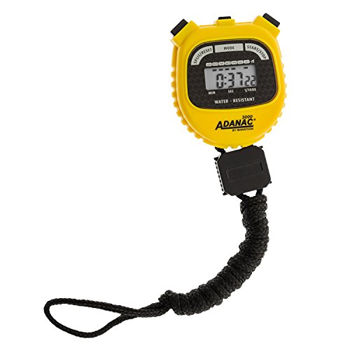 Marathon Adanac 3000 Digital Sports Stopwatch Timer with Extra Large Display and Buttons