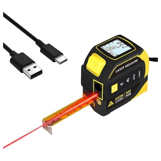 4-in-1 Digital Laser Tape Measure