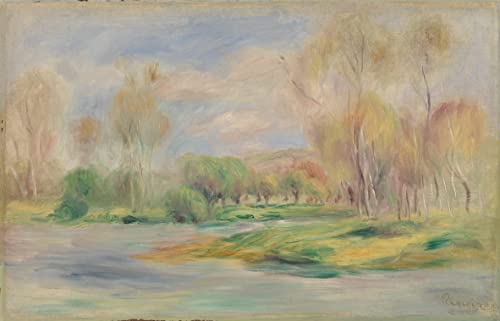 Tableau paysage Renoir impression toile 60x90cm pour raviver un couloir vide