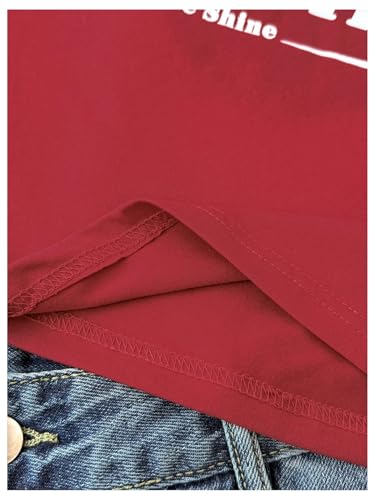 Girl's Graphic Tees Striped Short Sleeve Cropped Tshirts Crew Neck Summer Tops Streetwear4