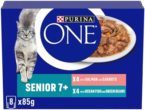 ONE SENIOR Cat Wet Food in Gravy Salmon and Ocean Fish