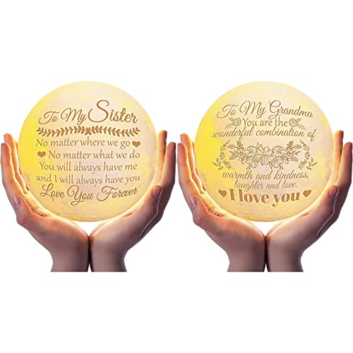 Funnli Sister Moon Lamp Gifts, Grandma Moon Lamp Gifts #TOP11