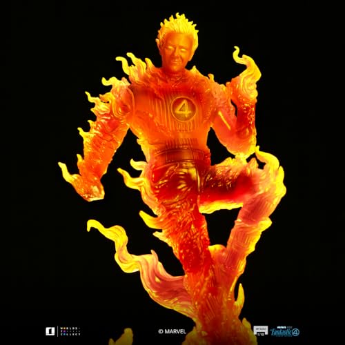 Statue de collection The Human Torch Iron Studios 1:10 en résine - 5