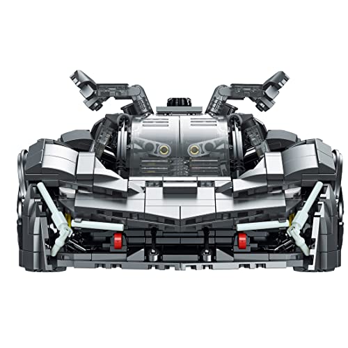 Tosbes Technik Sportwagen Modell Bausteine, 1:14 Supercar for Lamborghini Konzeptauto, 1512 Teile Sportwagen Baustein… – Bild 3