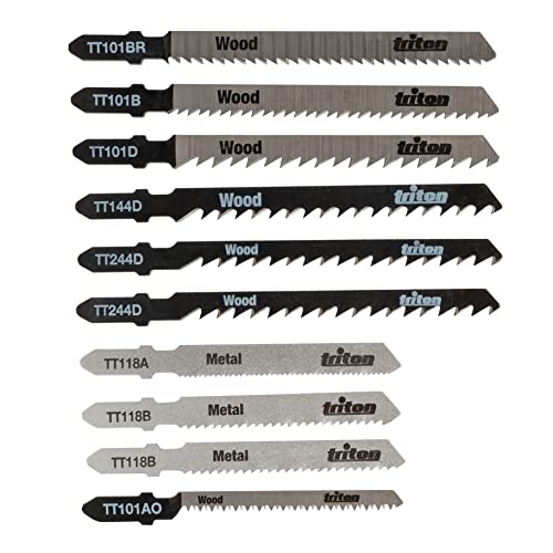 Triton TPTA49959528 Lot de 10 lames pour scie sauteuse