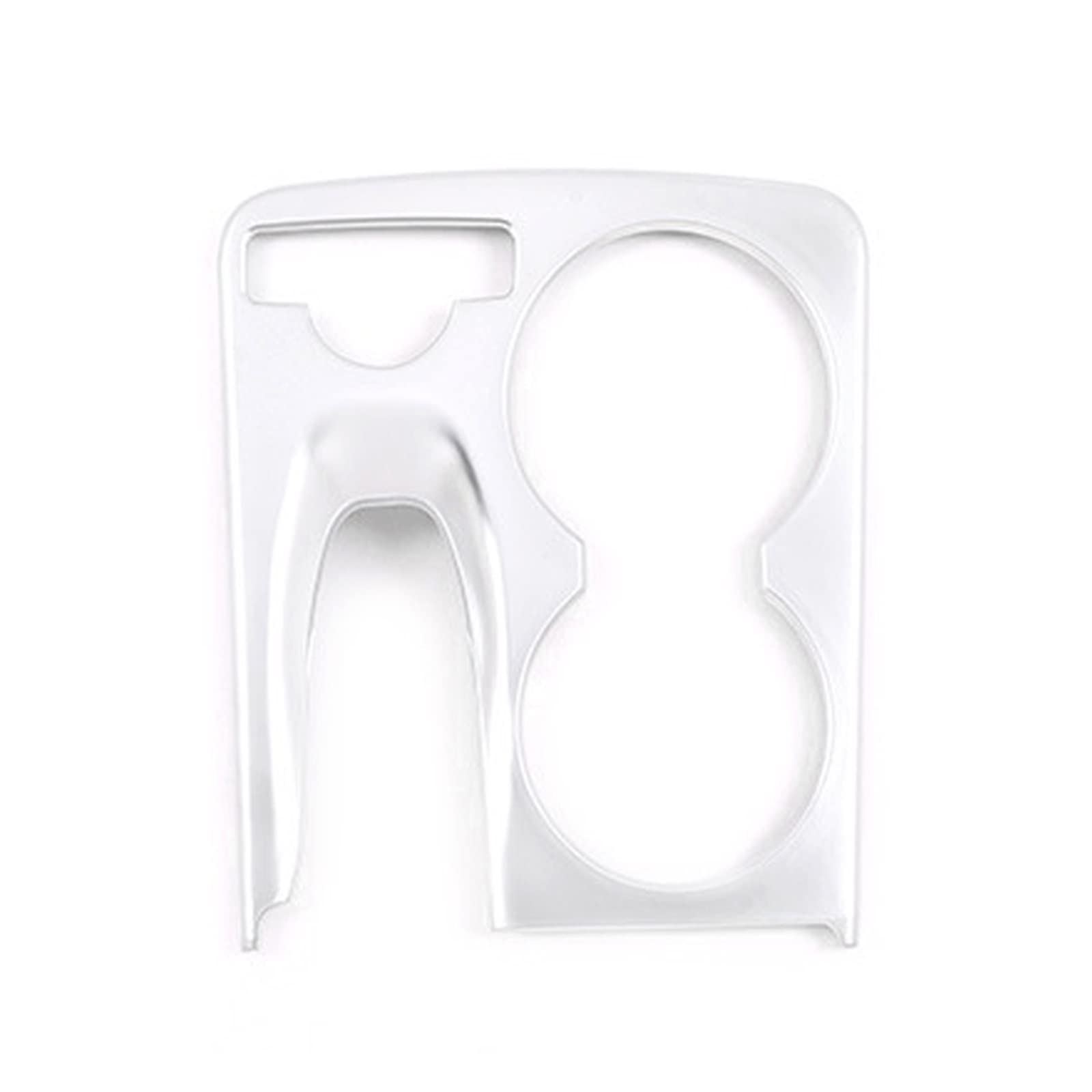 Interior Trim for Benz for GLK X204 2008-2015 ABS Chrome Center Console Gear Shift Panel Water Cup Holder Frame Cover Sticker Cover Trim Sticker(Chrome)
