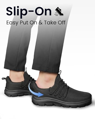 VikoViren Non Slip Work Shoes for Men Restaurant or Food Service Sneakers Breathable Lightweight Water Resistant Walking Shoes Chef Kitchen Footwear3