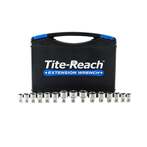 Tite-Reach 3 8 Drive Low Profile Socket Set, Chrome,