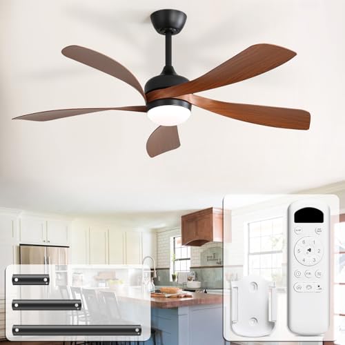 CACI Mall 52 Inch Ceiling Fans with Lights and Remote,