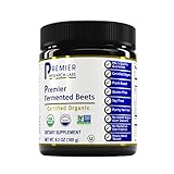 Premier Research Labs Fermented Beets - Gut Health Support Supplement for Women & Men* - Organic Beetroot Aids Digestive Health* - Fermented Beetroot Powder Supports Overall Health* - 6.3 oz Powder