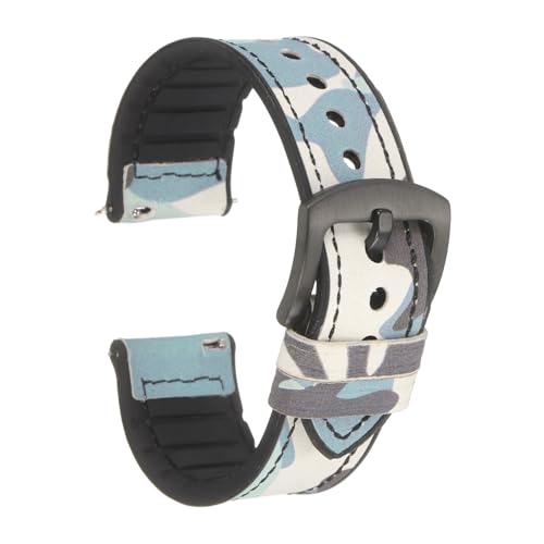 Bracelet montre cuir vachette système dégagement rapide pratique