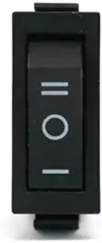 1 Pcs KCD3 Rocker Switch ON-Off 2/3 Position 3-pin Device Power with Light 16A 250V / 20A 125VAC, 35x31x14mm(Black No Light)