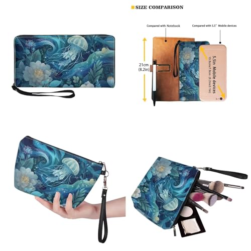 Image of Top Handle Purse for Women, Large Tote Handbag With PU Wallet Set, Gift for Mom