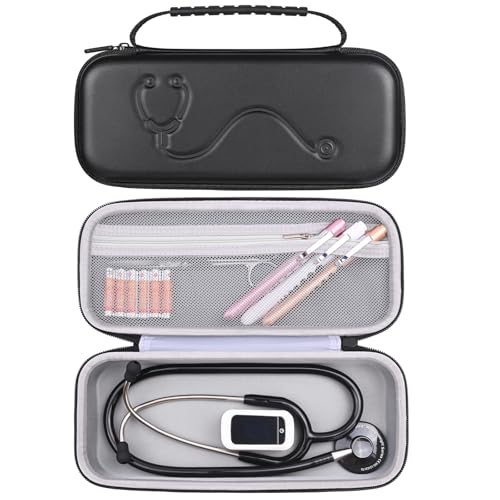 Image of Stethoscope Case for 3M Littmann Classic III & Lightweight II S.E, Black