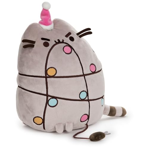 GUND-Pusheen-Holiday-Xmas-Light-Up-LED-Plush-Stuffed-Animal-Cat GUND Pusheen Holiday Xmas Light Up LED Plush Stuffed Animal Cat