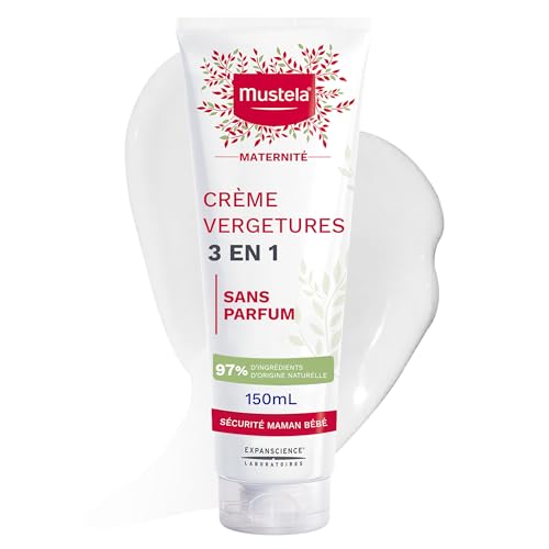 Mustela - Crème Vergetures sans Parfum - Prévention Efficace -