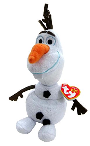 Ty - TY41148 - La Reine des Neiges - Peluche Musicale Olaf 20 cm 24 Mois Multicolore