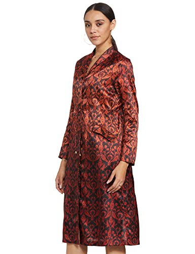 Image of RIVER Women's Polyester RS2JJVDR104A Midi Special Occasion Dress