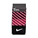 Nike Face/Club Jacquard Golf Towel, Black/White/Pink