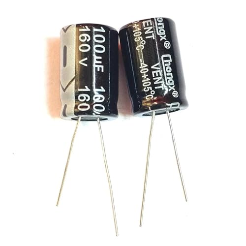 Condensateur 100uF 160V de haute précision en aluminium radial 13x20mm longue durée