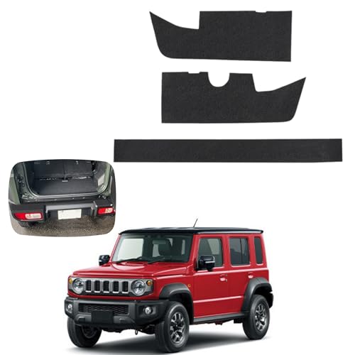 Glealcco 新型 ジムニー ジムニーノマド 5ドア に適合 専用アクセサリー リアバンパーマットガード リアバンパープロテクタマット JC74 カスタムパーツ