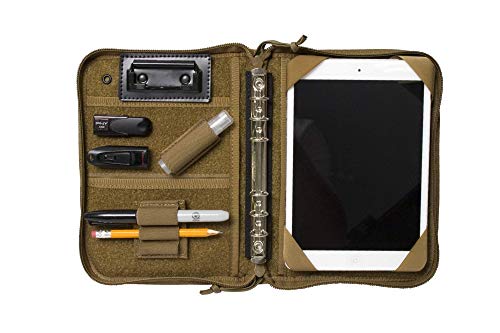 Detachable Mini Clipboard Compression Clamp | Small Size (3.5”) | Hook Fastener Backing | Compatible With Our Tactical Notebook Covers #TOP2