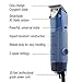 Oster A5 Hair Clippers for Dog, Cat, and Pet Grooming with 2 Speed Settings and Detachable Blade, Blue