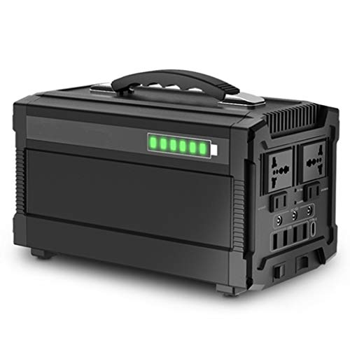 Accumulatore di Energia Alimentatore portatile, stazione di backup di emergenza batteria al litio da 444 Wh generatore solare con presa inverter CA 220 V / 500 W (picco 1000 W) per campeggio esterno