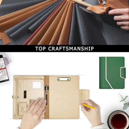 Toplive Capa para portfólio, pasta de conferência, pasta executiva de negócios, com capa para docume