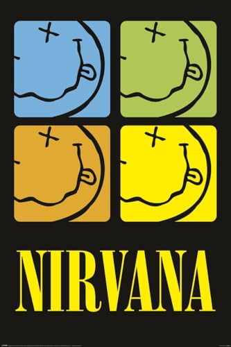 Pyramid International Nirvana Poster Smiley Squares