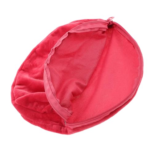 Gogogmee Reusable Flannel Bottle Cover Cozy Soft Thermal Hot Water Bottle Sleeve Round Knit Protector for Winter Flannel Hot Water Bottle Accessories