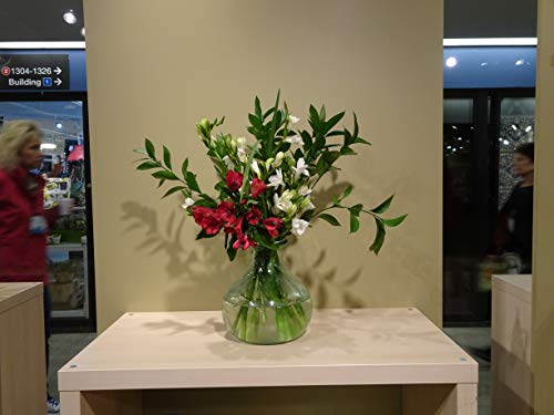 Couronne Company, Clear, Gourde Glass Vase, G5491, 12 Inch Tall, 142 Ounce Capacity, 1 Piece, 4200ml - Image 3