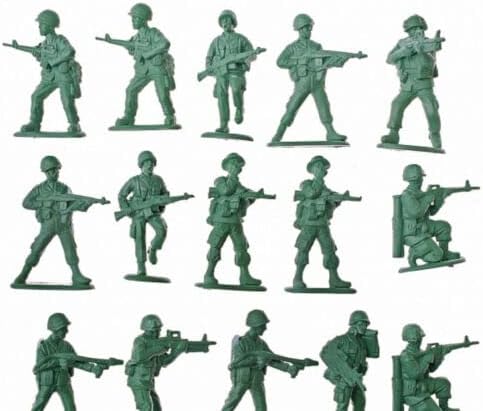 Plastic Figures Mars Figures 32006-1/32 US Infantry, Vietnam War, Scale Plastic Model kit