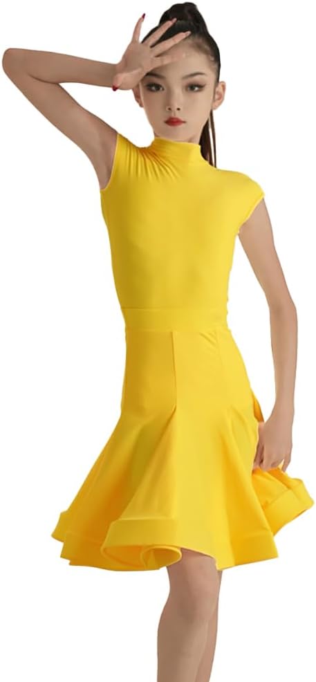 Girls Latin Dance Dress Ballroom Dancer Costume Halloween Carnival Dancer Costume Rumba Salsa Tango Dance Costume