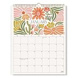 S&O Desert Garden Wall Calendar from January 2026-June 2027 - Tear-Off Monthly Calendar - 18 Month Academic Wall Planner - Hanging Organizer to Track Anniversaries & Appointments - 13.5"x10.5”in