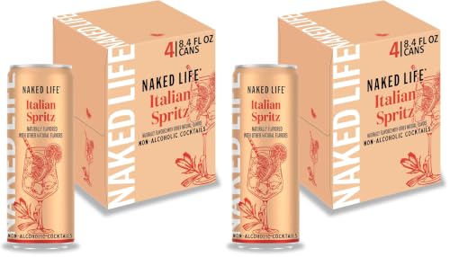 Naked Life Italian Spritz Non-Alcoholic Cocktail, 8 Pack, 8.4 Fl Oz