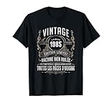 Anniversaire 40 Ans   Vintage Millésime 1985 T Shirt