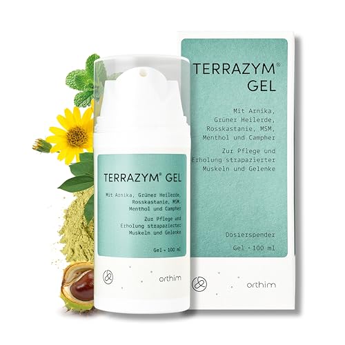 Terrazym® Gel – Rapida rigenerazione di muscoli e articolazioni con arnica, terra curativa verde, ippocastano, MSM e molto altro ancora.