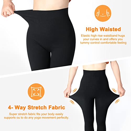 Emooqi Pantaloni da Yoga a Vita Alta da Donna