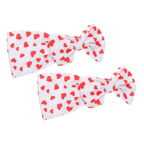 Milisten 2Piezas Diademas Para Niña De Suave Con Gran Moño Accesorios De Cabello Para Bebés y Niñas Diademas Estilizadas Con Floral y Colores